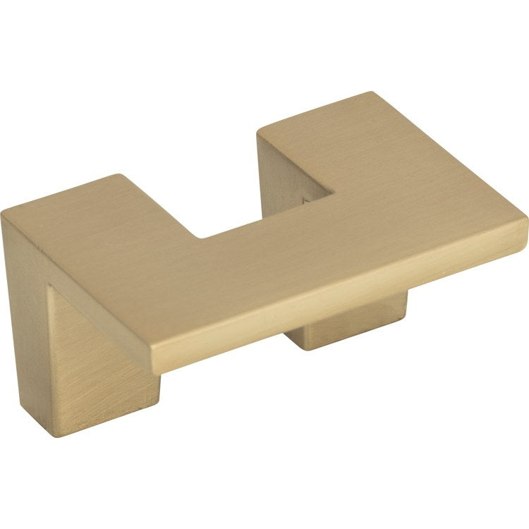 Knob Atlas U Turn Champagne Zinc Alloy 1-1/4 Center to Center Inch 1 Inch - Frankwebs