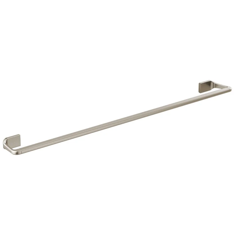 Towel Bar Levoir 30 Inch Single Brilliance Luxe Nickel Metal 3-7/16 Inch Wall Mount - Frankwebs
