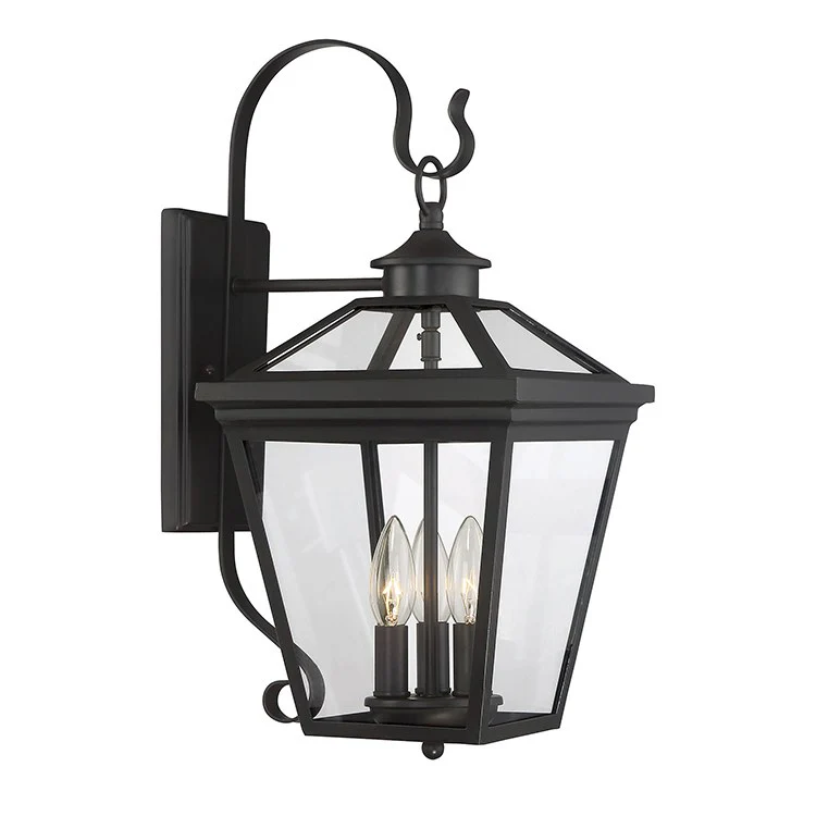 Ellijay Three-Light Outdoor Wall Mount Lantern - Frankwebs