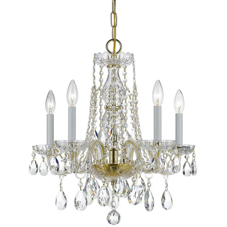 Traditional Crystal Five-Light Mini Chandelier - Frankwebs