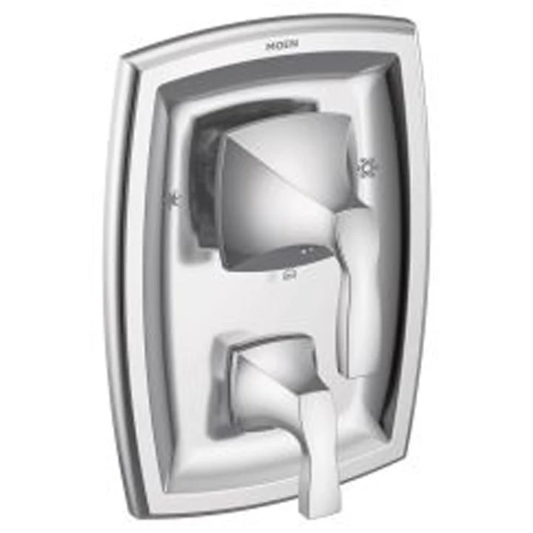 Pressure Balance Valve Trim Voss Posi-Temp with Built In 3 Function Transfer 2 Lever Chrome ADA - Frankwebs
