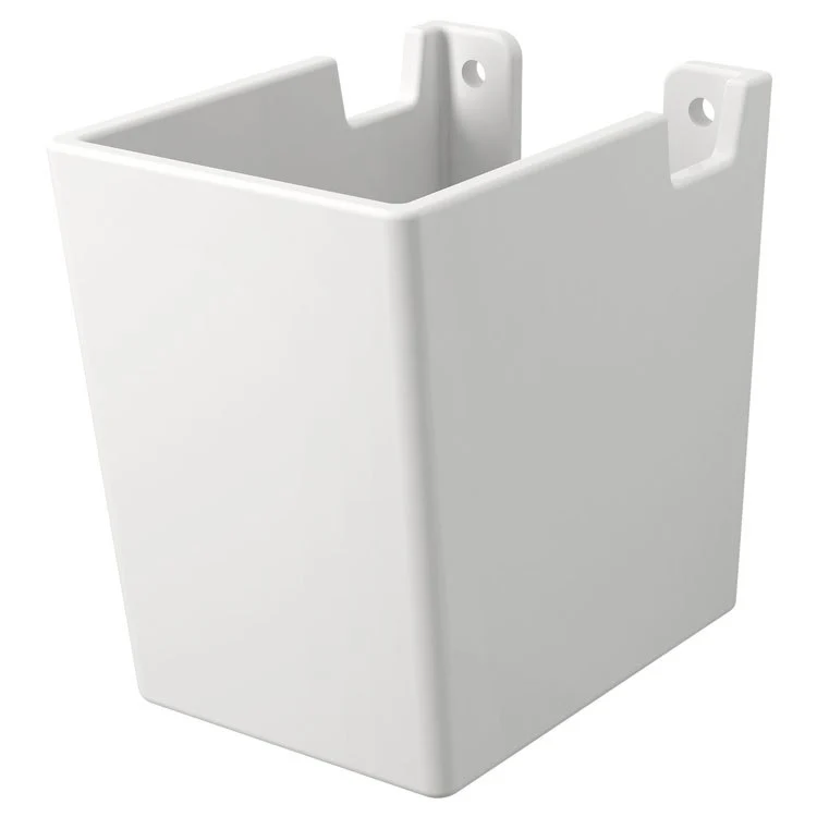 Lavatory Shroud Eurocube Sink Wall Hung Fireclay ADA Alpine White 10.625 x 7 x 10 Inch - Frankwebs