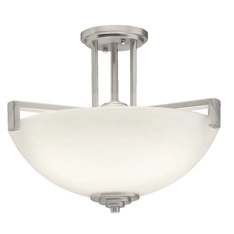 Eileen Three-Light Pendant/Semi-Flush Mount Ceiling Fixture - Frankwebs