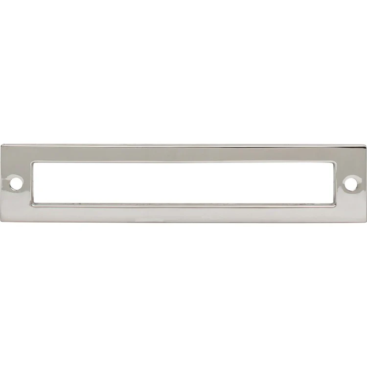 Pull Backplate Lynwood Hollin Rectangle Polished Nickel 5-1/16 Inch 2 Hole Zinc Alloy - Frankwebs