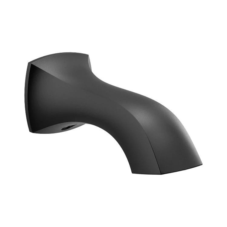 Tub Spout Voss Non-Diverter Matte Black 7-15/16 Inch Metal - Frankwebs
