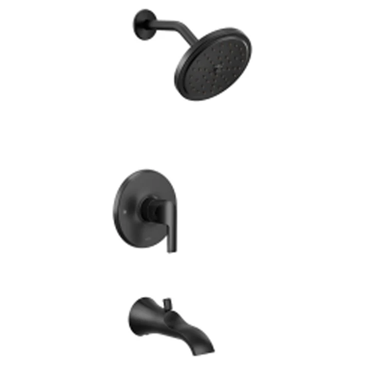 Tub and Shower Trim Doux M-Core Eco-Performance 1 Lever Matte Black ADA 1.75 Gallons per Minute - Frankwebs