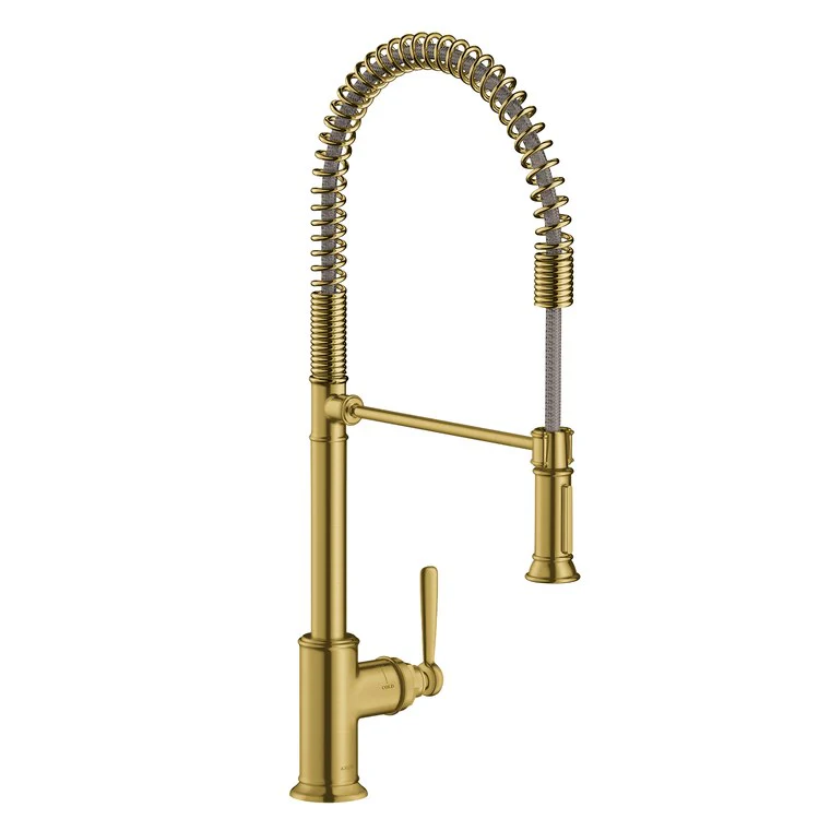 Kitchen Faucet Montreux Semi-Pro 1 Lever ADA Brushed Black Chrome 1.75 Gallons per Minute - Frankwebs