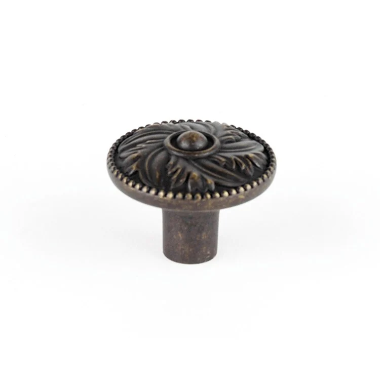 Knob Hickory Round Barcelona Brass 1-1/2 Inch 1-1/4 Inch 1-1/2 Inch - Frankwebs