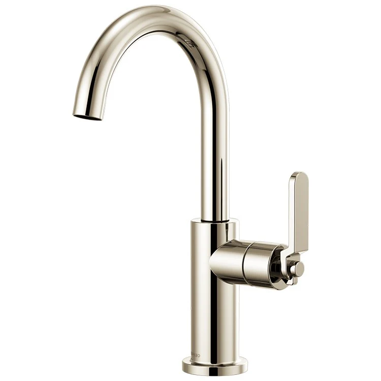 Litze Single Handle Bar Faucet with High-Arc Spout/Industrial Handle - Frankwebs