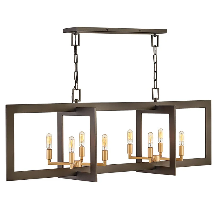 Anders Eight-Light Linear Chandelier - Frankwebs
