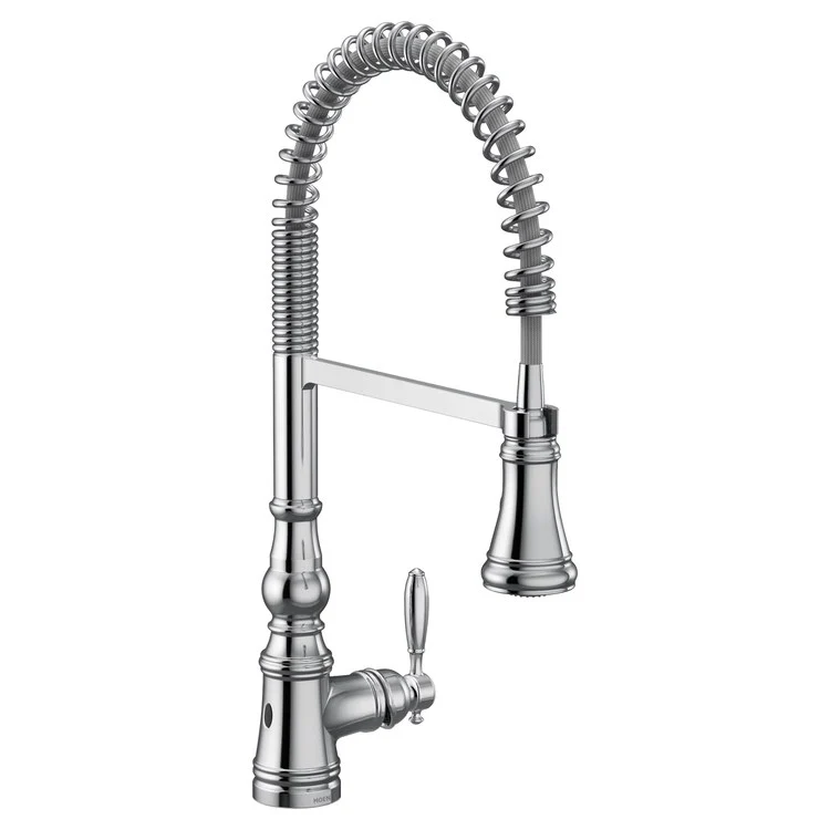 Kitchen Faucet Weymouth Touchless Pre-Rinse Spring 1 Lever ADA CALGreen Brushed Gold High Arc 1/3 Hole PowerBoost/MotionSense Wave 1.5 Gallons per Minute - Frankwebs