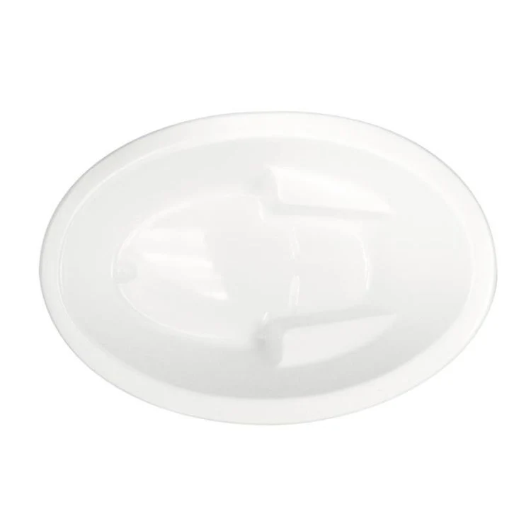 Combination Tub Ston Collection Crystal 78 x 44 x 20 Inch Drop-In End Drain Biscuit Oval - Frankwebs