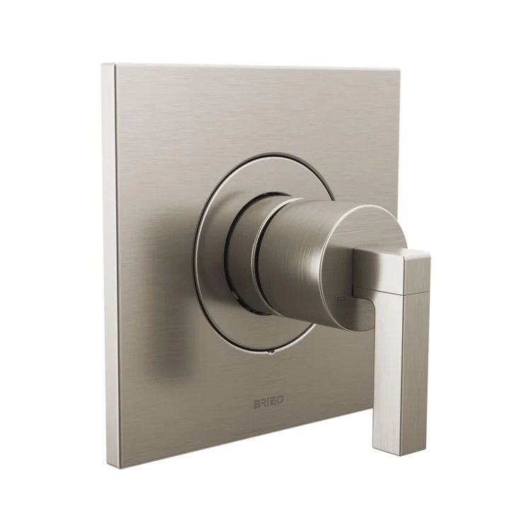 Thermostatic Trim Frank Lloyd Wright Square Less Handle 1 Less Handle Brilliance Polished Nickel ADA Brass - Frankwebs