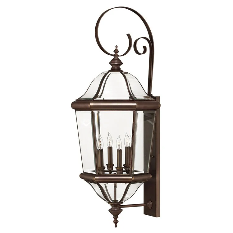 Augusta Four-Light Large Wall-Mount Lantern - Frankwebs