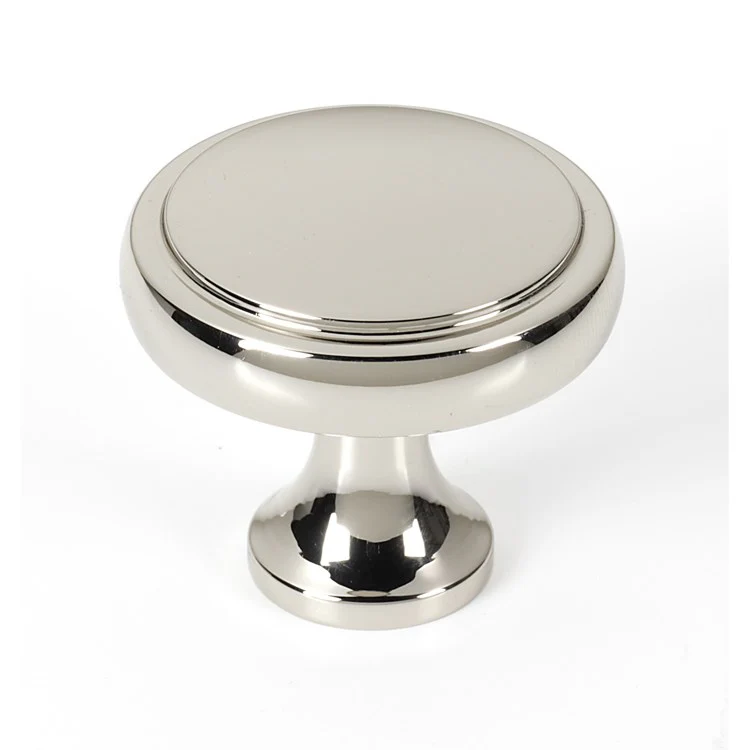 Knob Royale Round Antique English Brass 1-1/4 Inch 1-1/8 Inch 5/8 Inch - Frankwebs