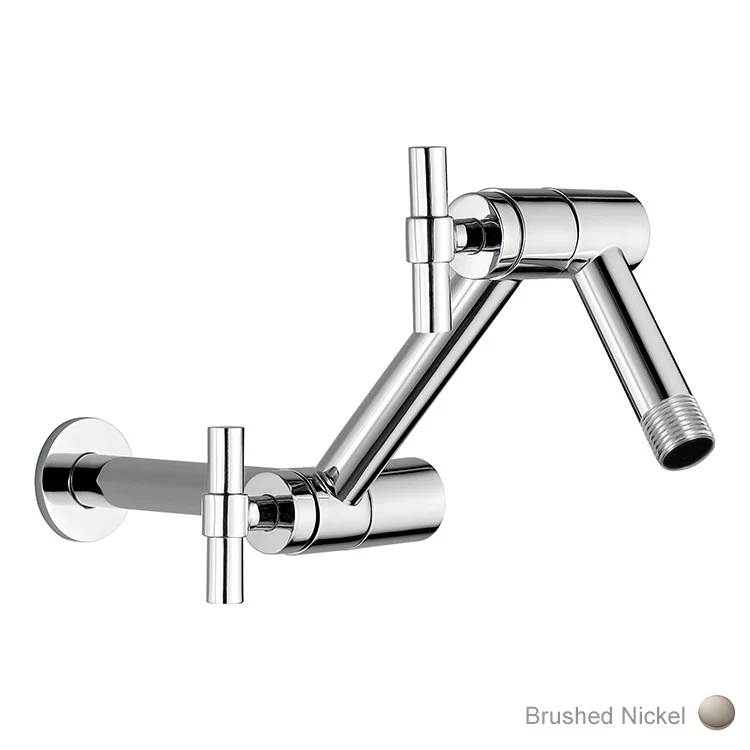 Litze Replacement Dual-Joint Shower Arm with Flange - Frankwebs