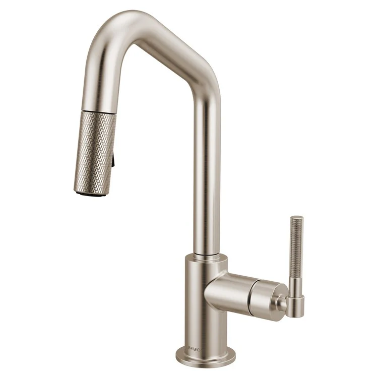 Prep Faucet Litze 1 Knurled Handle ADA Matte Black/Brilliance Luxe Gold Pull Down Dual Function Angle 360 DEG Swivel 1.8 Gallons per Minute - Frankwebs