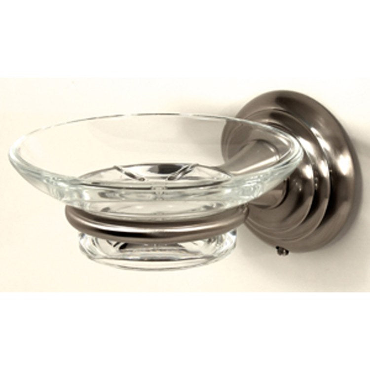 Soap Dish Embassy Bath Chocolate Bronze Concealed Wall Mount Round 5-1/4 x 4-1/4 x 2-5/8 Inch - Frankwebs