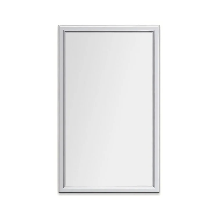 Medicine Cabinet Main Line 24 x 40 Inch 1 Doors Framed Mirror Chrome Flat Top Bryn Mawr Frame Slow Close Hinges Sliding Magnification Mirror Magnetic Strip Interior Lighting USB Charging ports Electrical Outlets Phone Holder 4 Inch - Frankwebs