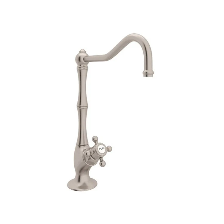 Filter Faucet Acqui 1 Handle 5 Spoke Cross Satin Nickel - Frankwebs