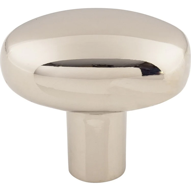 Knob Aspen II Oval Polished Chrome Bronze 1-4/7 x 1 x 1-1/4 Inch 1-1/4 Inch - Frankwebs