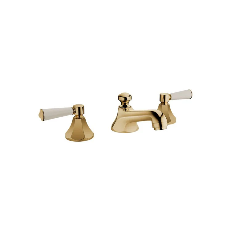 Lavatory Faucet Madison Deck Mount with Drain 2 Lever ADA Durabrass - Frankwebs