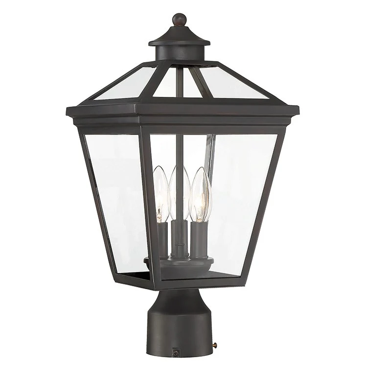 Ellijay Three-Light Outdoor Post Lantern - Frankwebs
