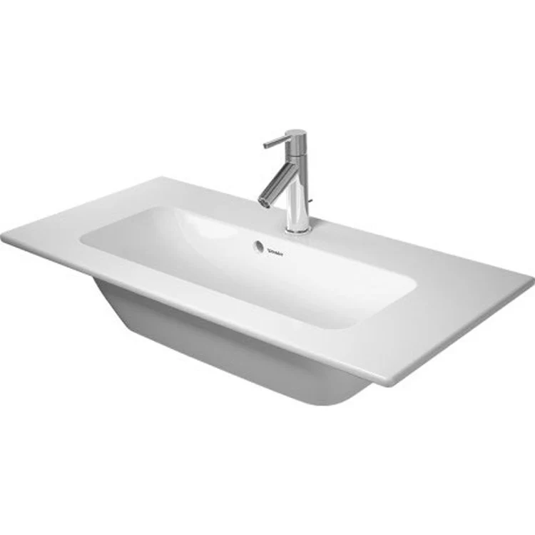 Lavatory Sink ME by Starck Wall Mount with Overflow 32-5/8 x 15-3/4 Inch Rectangle White 1 Hole - Frankwebs