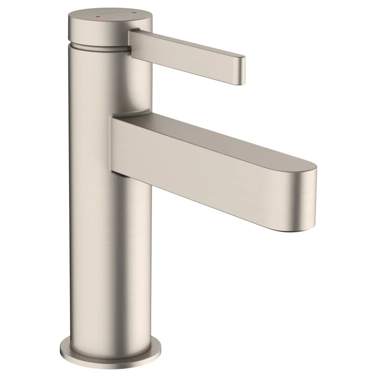 Lavatory Faucet Finoris Deck Mount 1 Lever ADA Brushed Nickel 1.2 Gallons per Minute Pop-Up 1 Hole EcoRight ComfortZone - Frankwebs