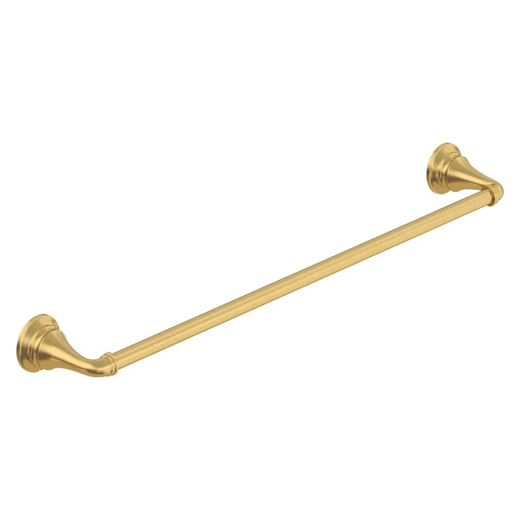 Towel Bar Delancey 24 Inch Single Brushed Cool Sunrise Metal/Brass - Frankwebs