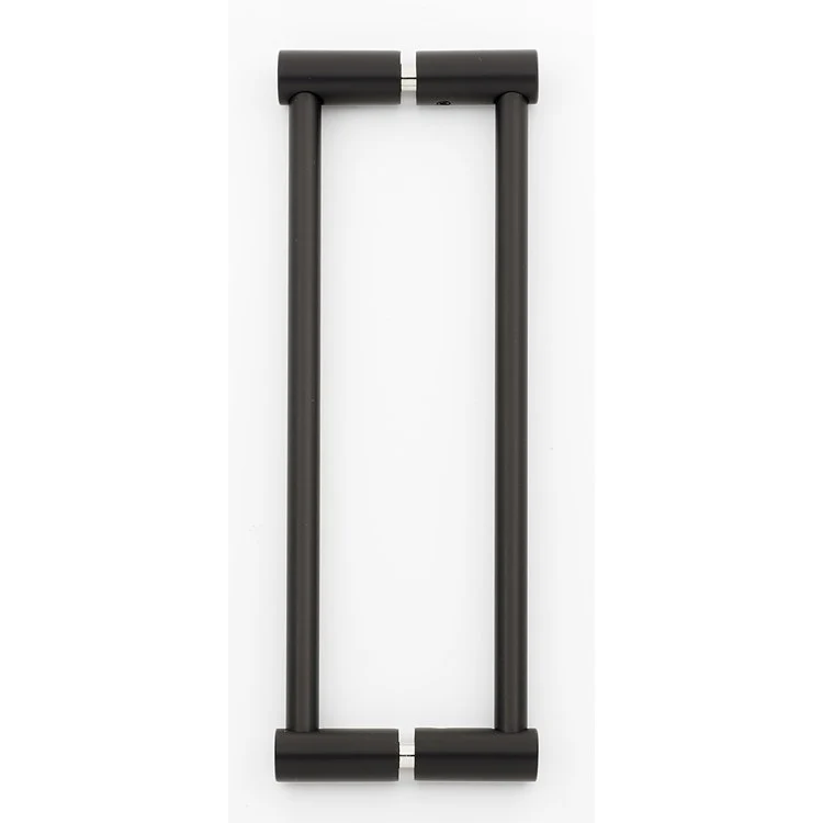 Pull Contemporary I Back to Back Satin Brass 8 Inch 8-5/8 Inch 1-3/8 Inch - Frankwebs