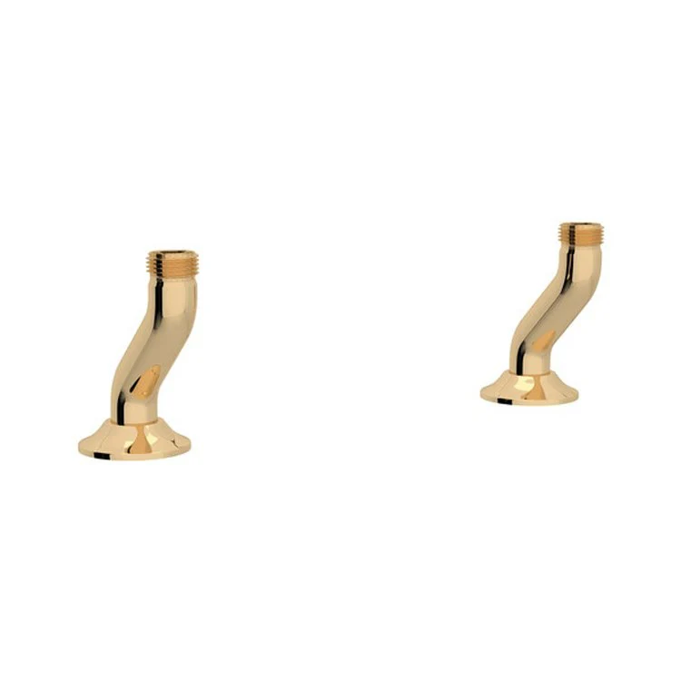 Deck Union Georgian Era English Gold 3/8IN Female Compression Brass for Bridge Faucet - Frankwebs