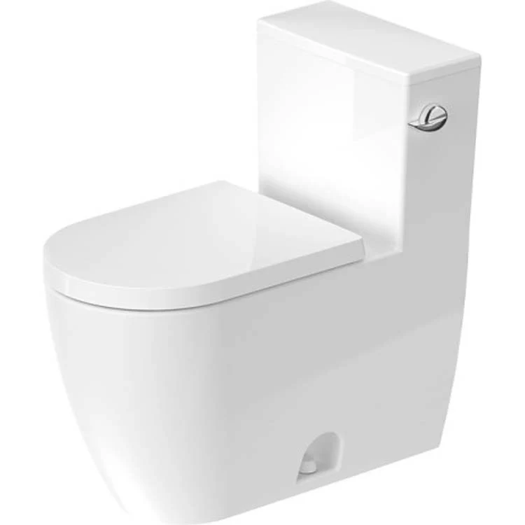 Toilet ME by Starck 1 Piece HygieneGlaze Rimless White Elongated 28-7/8 Inch 1.28 Gallon per Flush 12 Inch Rough-In Ceramic Single Right - Frankwebs
