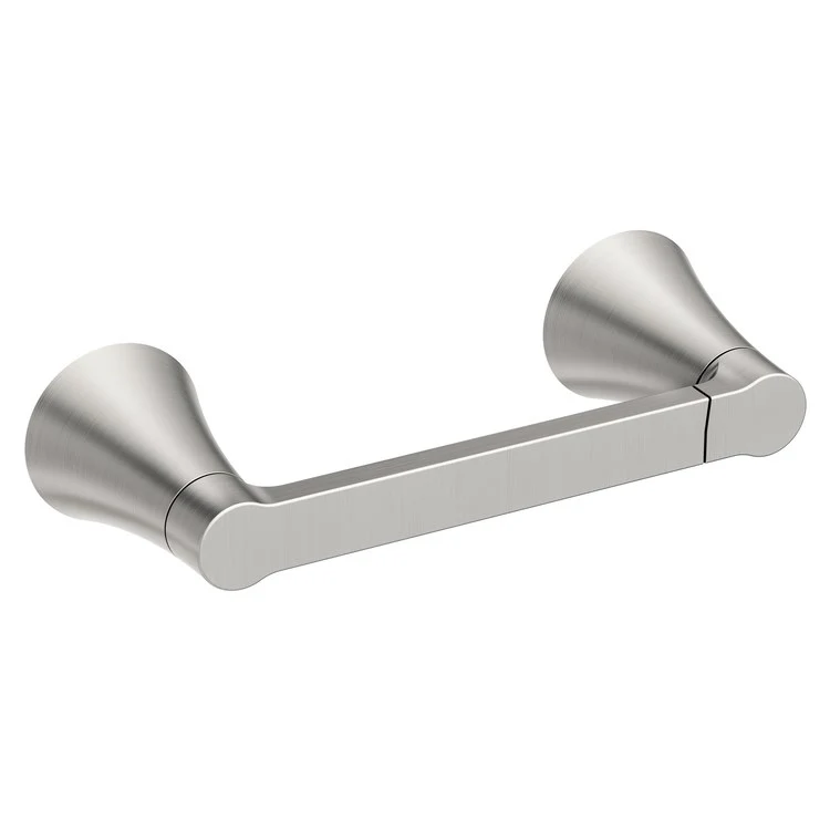 Toilet Paper Holder JASE Brushed Nickel Zinc 6-1/2 Inch 3-1/8 Inch Wall - Frankwebs