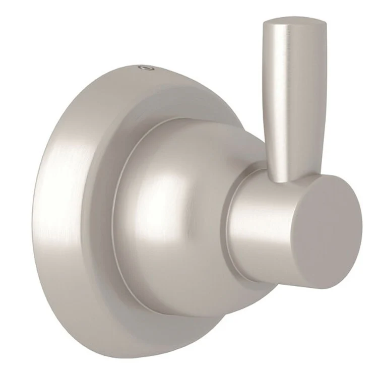 Robe Hook Holborn Single Satin Nickel 2-1/4 Inch 1-1/4 Inch Wall Mount Brass - Frankwebs