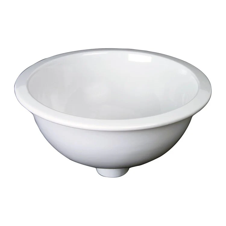 Lavatory Sink Emma 15-3/4 Inch Circle White - Frankwebs
