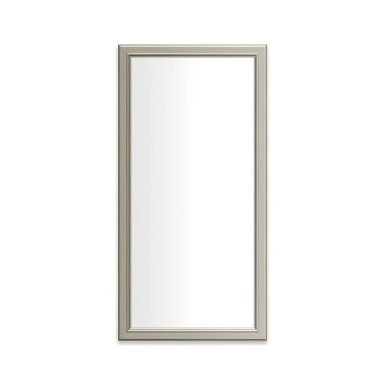 Medicine Cabinet Main Line 20 x 40 Inch 1 Doors Framed Mirror Chrome Flat Top Bryn Mawr Frame Slow Close Hinges 4 Inch - Frankwebs