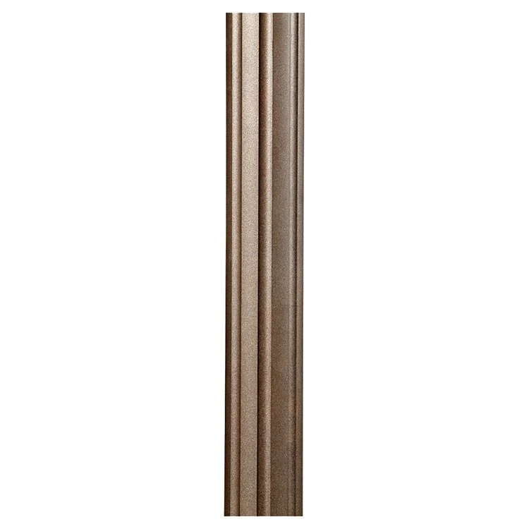 7-Foot Round Fluted Outdoor Lamp Post - Frankwebs