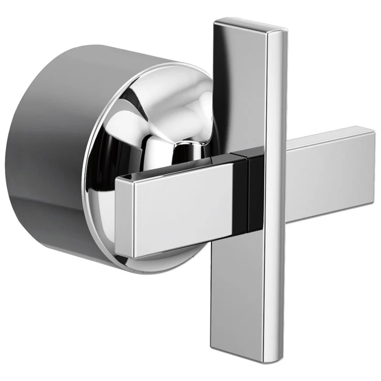 Handle Kit Levoir Zinc 1 Cross ADA Brilliance Polished Nickel for Sensori Thermostatic Valve Trim 2-29/32 Inch - Frankwebs