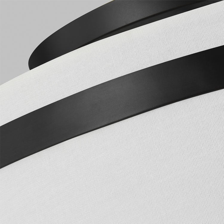 Cordtlandt Three-Light Large Flush Mount Ceiling Fixture by Alexa Hampton - Frankwebs