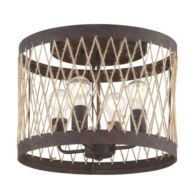 Anders Four-Light Flush Mount Ceiling Fixture - Frankwebs