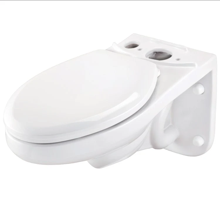 Toilet Bowl Maxwell Compact Elongated Wall Hung Back Outlet White 1.28 Gallons Per Flush - Frankwebs