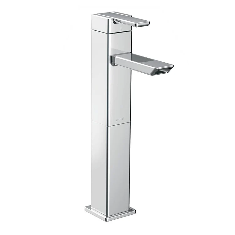 90 Degree Single Handle High-Arc Vessel Bathroom Faucet - Frankwebs