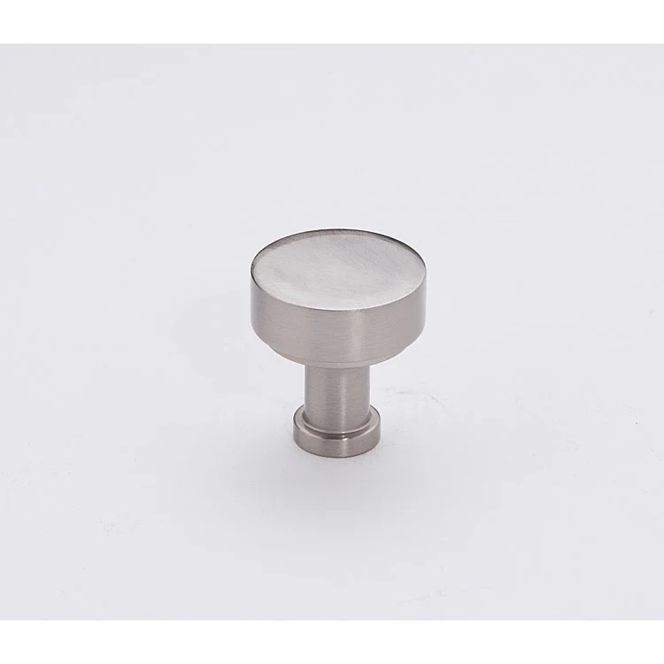 Knob Moderne Round Unlacquered Brass Brass 3/4 Inch 7/8 Inch 3/8 Inch - Frankwebs