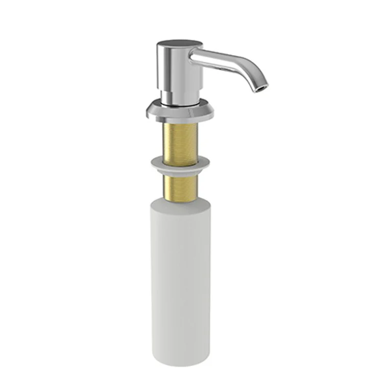Soap Dispenser Jeter Polished Chrome Deck Mount Brass Pump - Frankwebs