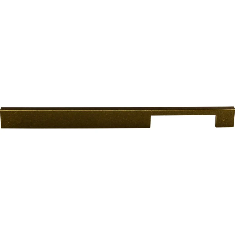 Drawer Pull Sanctuary Linear Flat Black Zinc Alloy 12 Inch - Frankwebs