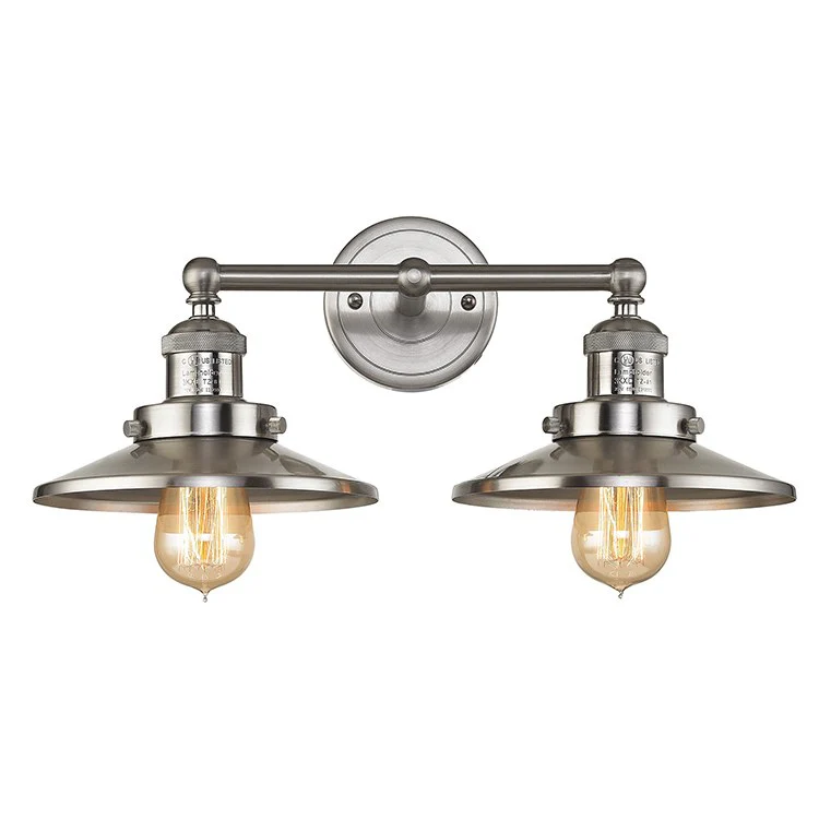 English Pub Two-Light Bathroom Vanity Fixture - Frankwebs