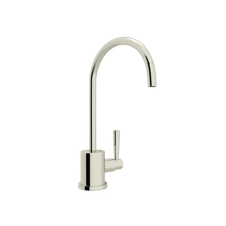 Filter Faucet Holborn 1 Lever Polished Nickel Swivel C-Spout 0.5 Gallon per Minute - Frankwebs