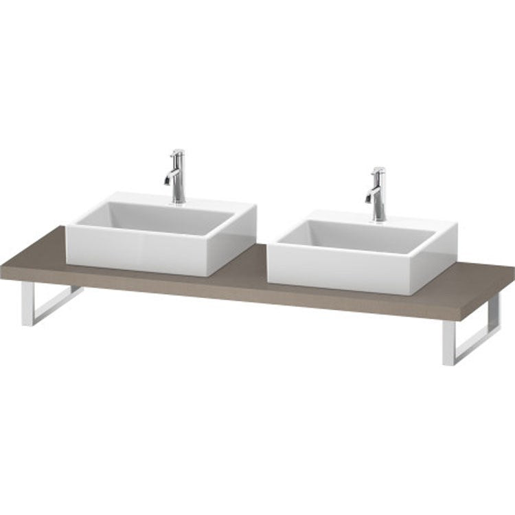 Lavatory Console L-Cube Linen Double Basin 31-1/2 x 21-5/8 Inch 1-3/4 Inch - Frankwebs