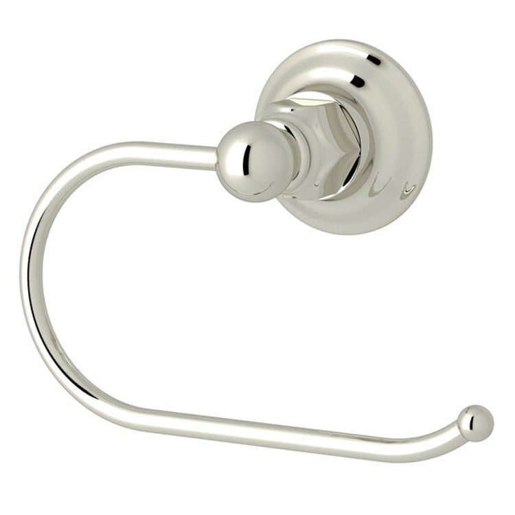 Toilet Paper Holder Polished Nickel Metal 3-1/4 Inch Wall Mount 6 Inch - Frankwebs